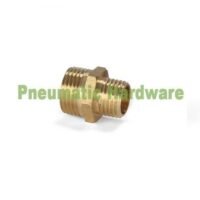 Double nepel double nipple 1/4" x 1/2" drat cowok 1/4 ke drat 1/2 KH09