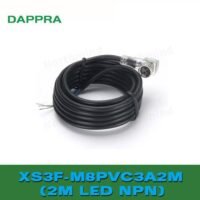 E3Z E2B E3FA XS3F-M8PVC3A2M NPN M8 3PIN 2M elbow I/O Sensor Cable SU12 untuk aplikasi otomasi industri E3Z, E2B, E3FA