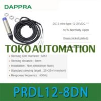 PRDL12-8DN PRDL12 - 8DN Inductive Proximity Sensor OF92 untuk aplikasi otomasi industri PRDL12, PRDL12, INDUCTIVE