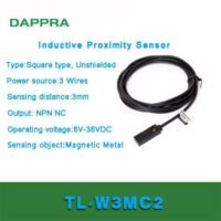 TL-W3MC2 TL - W3MC2 3mm NPN NC Flat Inductive Proximity Sensor OC14 untuk aplikasi otomasi industri TL-W3MC2, TL, W3MC2