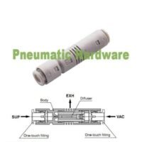 6mm SMC Pneumatik Fitting Vakum vacuum generator ejector ZU07S KE52 untuk aplikasi otomasi industri SMC, PNEUMATIK, FITTING
