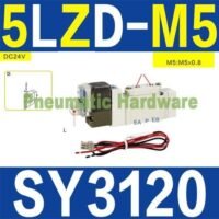 Solenoid valve SMC SY3120-5LZD-M5 SY3120 - 5LZD - M5 DC24V KD81 untuk aplikasi otomasi industri SOLENOID, VALVE, SMC