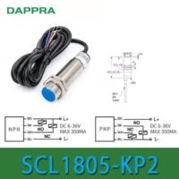 SCL1805-KP2 PNP NPN NO NC M18 5mm DC 12V Ke 24V Proximity sensor SU31 untuk aplikasi otomasi industri SCL1805, KP2, PNP