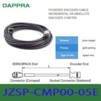 JZSP-CMP00-03 JZSP-CMP00-03-E 8M Servo motor encoder cable SU56 untuk aplikasi otomasi industri JZSP-CMP00, JZSP-CMP00, SERVO