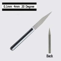 4mm 20 Degree 0.1mm V - Shape Carbide Engraving Cutter bit s tool AP10