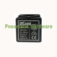 9100/RA6 9100 / RA6 Type HM2 220V 8W Coil Castel Solenoid KG79 untuk aplikasi otomasi industri RA6, RA6, TYPE