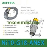 Ni10-G18-AN6X Ni10 G18 AN6X M18 10MM NPN NO Inductive Proximity Switch Sensor OJ12 untuk aplikasi otomasi industri NI10, G18, AN6X
