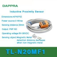 TL-N20MF1 20mm PNP NO prism shape Inductive proximity sensor OB84 untuk aplikasi otomasi industri TL-N20MF1, PNP, NO