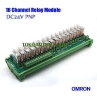 PA17 16 Channel PLC Control Panel Relay Module G2R 1 E 16A 24V D untuk aplikasi otomasi industri PA17, CHANNEL, PLC