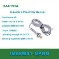 M8 1mm NPN NO DC 6V To 36V dia 8mm Inductive Proximity Sensor OB51 untuk aplikasi otomasi industri M8, NPN, NO