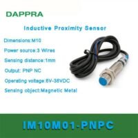M10 1mm PNP NC DC 6V To 36V dia 10mm Inductive Proximity Sensor OB62 untuk aplikasi otomasi industri M10, PNP, NC