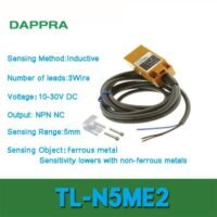 TL-N5ME2 TL - N5ME2 5mm NPN NC Inductive Proximity Sensor OA72 untuk aplikasi otomasi industri TL-N5ME2, TL, N5ME2