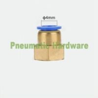 PCF 4-02 Fitting Lurus Pneumatic 4mm female Nepel Selang PCF4-02 KD19 untuk aplikasi otomasi industri PCF, FITTING, LURUS