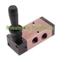 4H310-10 4H310 3/8 inch 5/2 Way Pneumatic Air Hand Lever Valve KC96 untuk aplikasi otomasi industri INCH, WAY, PNEUMATIC