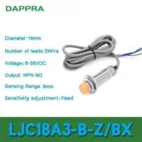 LJC18A3-B-Z/BX LJC18A3 B Z BX M18 NPN NO proximity sensor OA20 untuk aplikasi otomasi industri LJC18A3, B-Z, BX