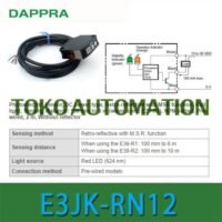 E3JK-RN12 E3JK RN12 E3JKRN12 E3JK NPN Photoelectric Sensor OH09 untuk aplikasi otomasi industri E3JK, RN12, E3JK