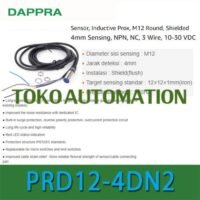 PRD12-4DN2 M12 4mm NPN NC Inductive Proximity Sensor OF24 untuk aplikasi otomasi industri PRD12, M12, NPN
