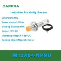 M12 4mm NPN NO DC Connector Type Inductive Proximity Sensor OB93 untuk aplikasi otomasi industri M12, NPN, NO