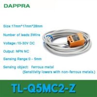 TL-Q5MB2-Z TL Q5MB2 Z 2M 5MM DC24V PNP NC DAPPRA Proximity Sensor OA32 untuk aplikasi otomasi industri TL-Q5MB2, TL, Q5MB2