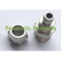 8 mm Fitting pneumatic lurus Male Connector Selang 8mm Drat 1/8" KJ29 untuk aplikasi otomasi industri MM, FITTING, PNEUMATIC