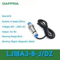 LJ18A3-8-J/DZ M18 8mm AC NC Inductive Proximity Sensor OB31 untuk aplikasi otomasi industri LJ18A3, DZ, M18