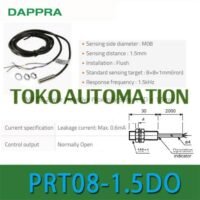 PRT08-1.5DO PRT08 1.5DO DC NO 2Wire 15-30 VDC Proximity Sensor OF88
