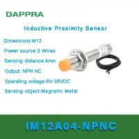 M12 4mm NPN NC DC Connector Type Inductive Proximity Sensor OB94 untuk aplikasi otomasi industri M12, NPN, NC