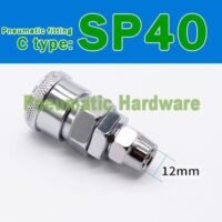 SP40 Quick Coupler SP 40 Compressor Connector Air Hose SP-40 KD16 untuk aplikasi otomasi industri SP40, QUICK, COUPLER