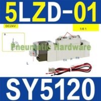 SY5120-5LZD-01 SY5120 - 5LZD - 01 Solenoid Air Control Valve KD82 untuk aplikasi otomasi industri SY5120, SY5120, SOLENOID