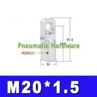 I-100 SC MAL Pneumatic Cylinder type I Rod joint Piston Connector KJ54 untuk aplikasi otomasi industri I-100, SC, MAL