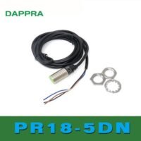 PR18-5DN DAPPRA M18 5MM NPN NO Inductive Proximity Sensor OD89 untuk aplikasi otomasi industri PR18, DAPPRA, M18
