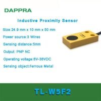 TL-W5F2 5mm PNP NC DC DAPPRA inductive Proximity sensor OC39 untuk aplikasi otomasi industri TL-W5F2, PNP, NC