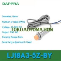 LJ18A3-5-Z/BY LJ18A3 - 5 Z - BY PNP NO Inductive Proximity Sensor OA55 untuk aplikasi otomasi industri LJ18A3, BY, LJ18A3