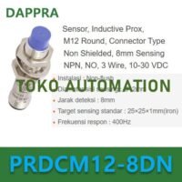 PRDCM12-8DN PRDCM12-8DN M12 8mm NPN NO Inductive Proximity Sensor OJ50 untuk aplikasi otomasi industri PRDCM12, PRDCM12, M12