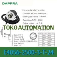 E40S6-2500 3 T 24 E40S6-2500-3-T-24 E40S6 3T24 Rotary Encoder OH50 untuk aplikasi otomasi industri E40S6, E40S6, T-24