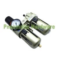 Air Unit Pneumatic Lubricator filter regulator 1/2 " AC 4010 - 04 KC55 untuk aplikasi otomasi industri AIR, UNIT, PNEUMATIC