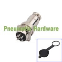 GX16 6 Pin Aviation Plug socket Connector square Mount Flang KK62 untuk aplikasi otomasi industri GX16, PIN, AVIATION