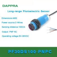 M30 1M PNP NC DC 6V Ke 36V Diffuse Photoelectric sensor OC50 untuk aplikasi otomasi industri M30, PNP, NC