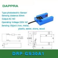 30mm AC 220V NO Photoelectric Switch Elevator leveling sensor OC24 untuk aplikasi otomasi industri AC, NO, SWITCH