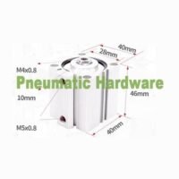 Compact Thin Air Cylinder pneumatic SDA25x25 SDA 25 x 25 SDA25*25 KM37 untuk aplikasi otomasi industri COMPACT, THIN, AIR