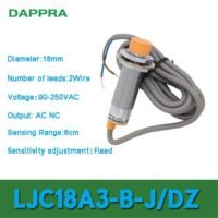 LJC18A3-B-J/DZ LJC18A3 B J / DZ M18 AC NC cap proximity sensor OA17 untuk aplikasi otomasi industri LJC18A3, B-J, DZ