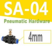 4mm CO2 kran flow Speed control Valve slip lock fitting pneumatic KB87 untuk aplikasi otomasi industri CO2, KRAN, FLOW