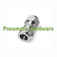 SS304 Stainless Steel 1/2 " Pipe Fitting Straight Union connector KO87 untuk aplikasi otomasi industri SS304, STAINLESS, STEEL
