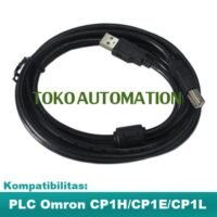 PLC Programming Cable USB-CP1H untuk CP1H CP1E CP1L Series PB71 untuk aplikasi otomasi industri PLC, PROGRAMMING, CABLE