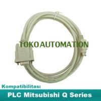 PLC Programming Cable QC30R2 Untuk Q Series PC Adapter PB73 untuk aplikasi otomasi industri PLC, PROGRAMMING, CABLE