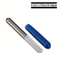 3.175mm 90 Degree 0.1mm CNC Engraving Router Bit s Carving Tool AP08