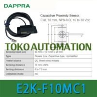 E2K-F10MC1 E2K F10MC1 NPN NO Capacitive Proximity Sensor OF99 untuk aplikasi otomasi industri E2K, F10MC1, E2K