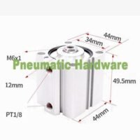 Compact Thin Air Cylinder pneumatic SDA32x25 SDA 32 x 25 SDA32*25 KK96 untuk aplikasi otomasi industri COMPACT, THIN, AIR