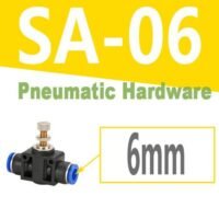 6mm CO2 kran flow Speed control Valve slip lock fitting pneumatic KB86 untuk aplikasi otomasi industri CO2, KRAN, FLOW