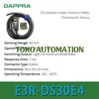 E3R-DS30E4 12 TO 24 VDC 2m Photoelectric Sensor OH88 untuk aplikasi otomasi industri E3R, DS30E4, TO